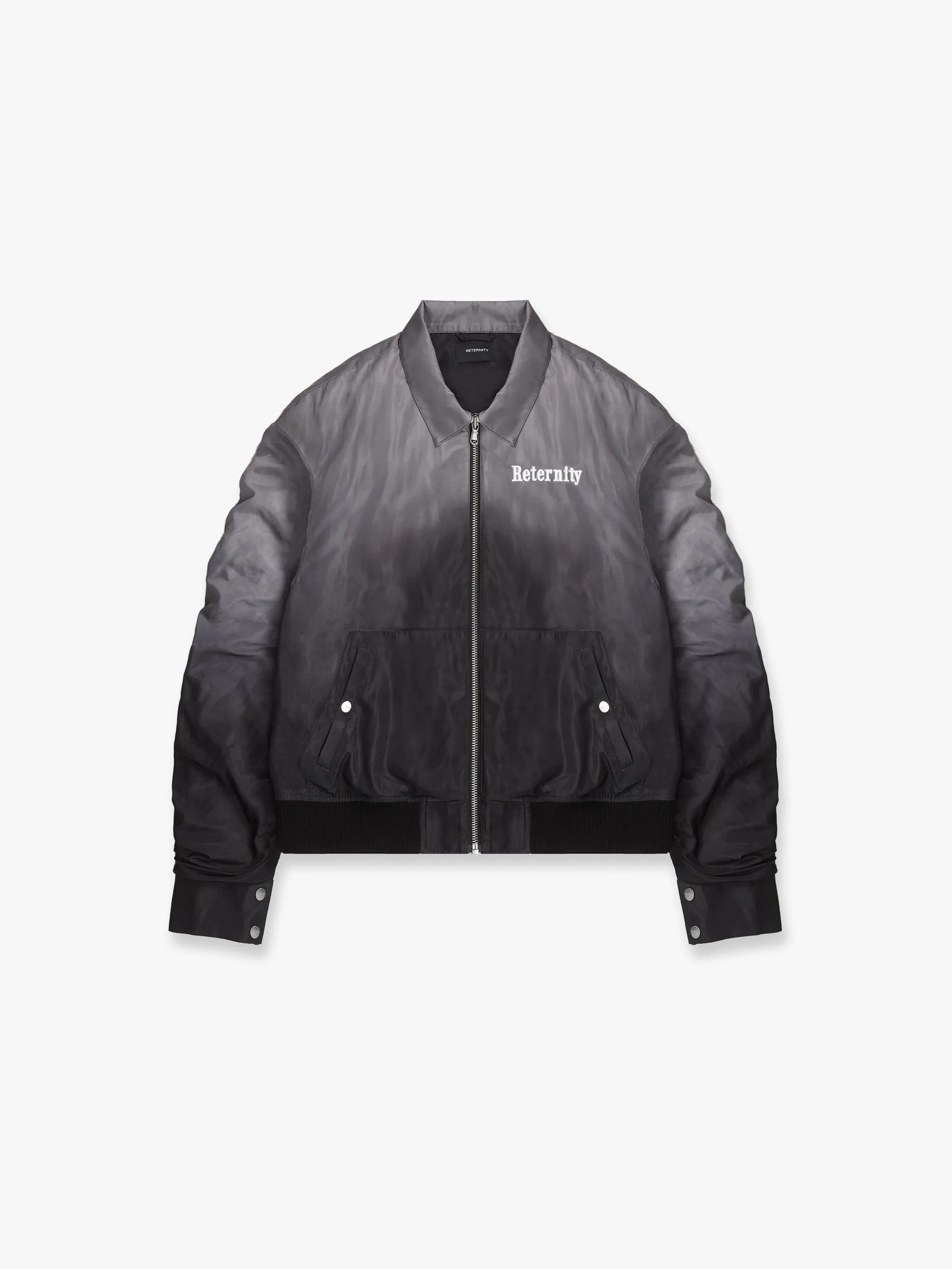 BOMBER JACKET ‘RETERNITY’ - WASHED BLACK