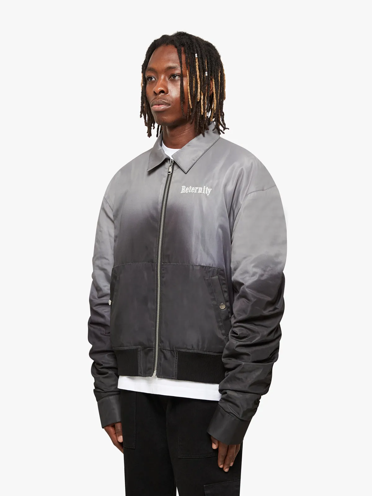 BOMBER JACKET ‘RETERNITY’ - WASHED BLACK