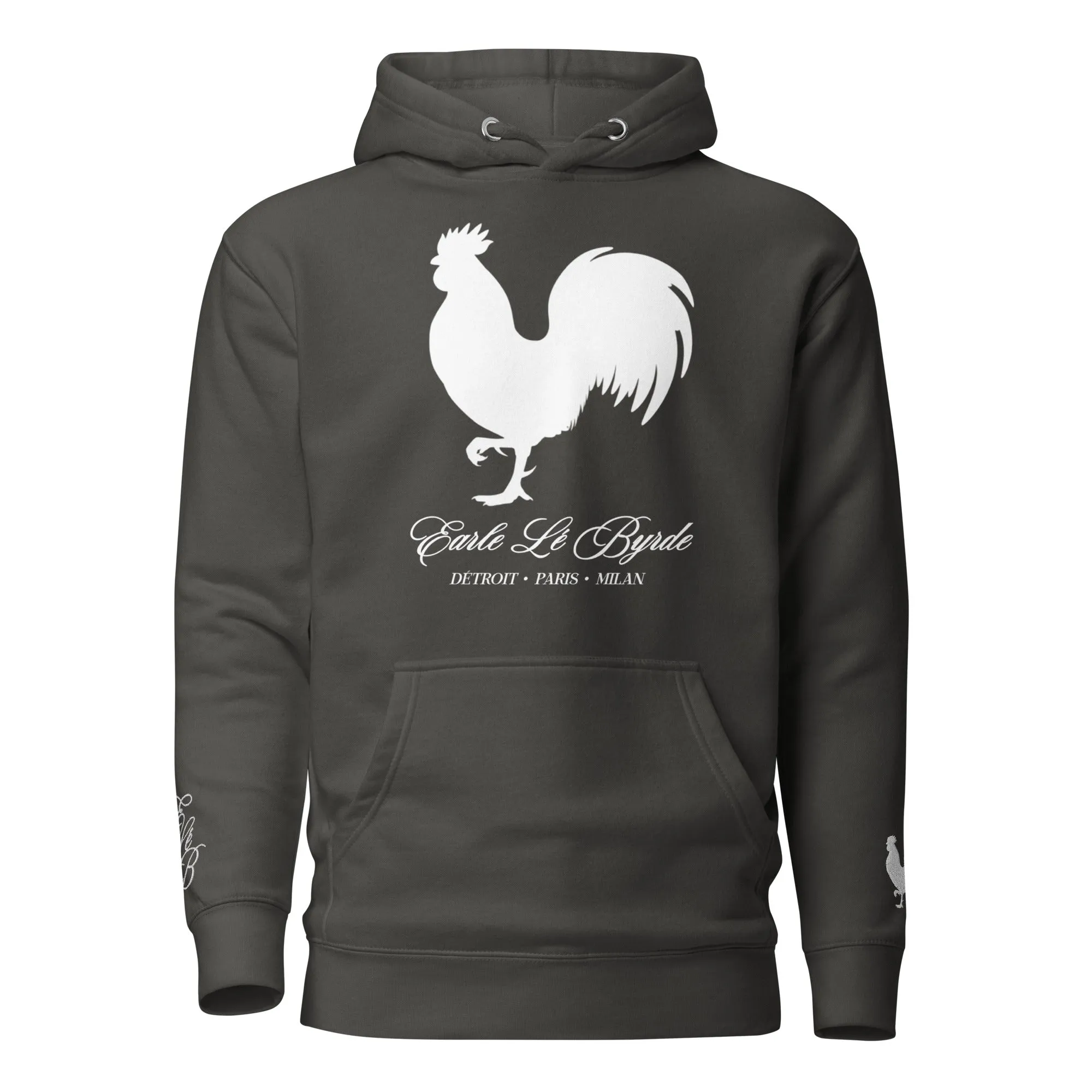 EARLE LE' BYRDE "Signature Rooster" Fleece Pull-Over Hoodie