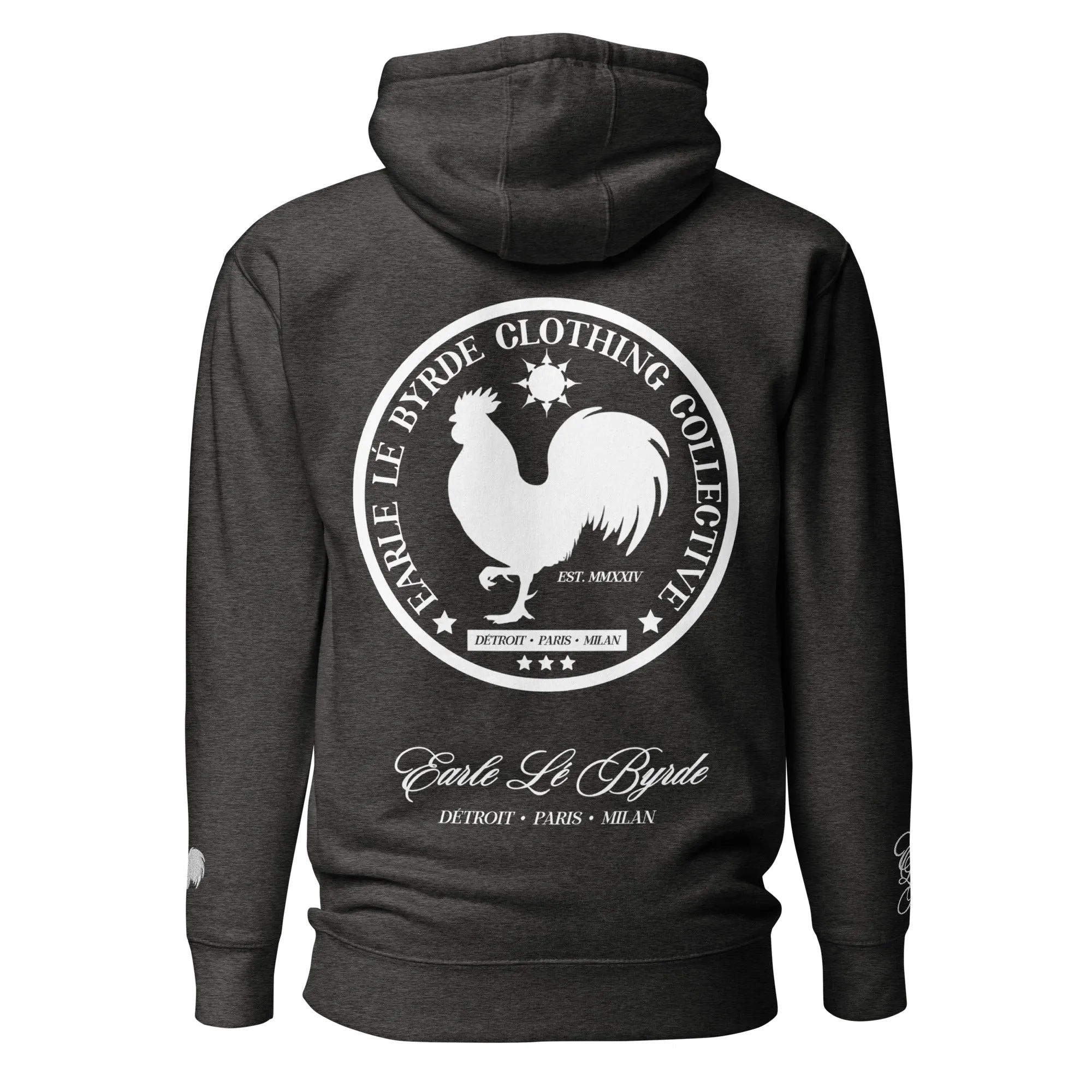 EARLE LE' BYRDE "Signature Rooster" Fleece Pull-Over Hoodie