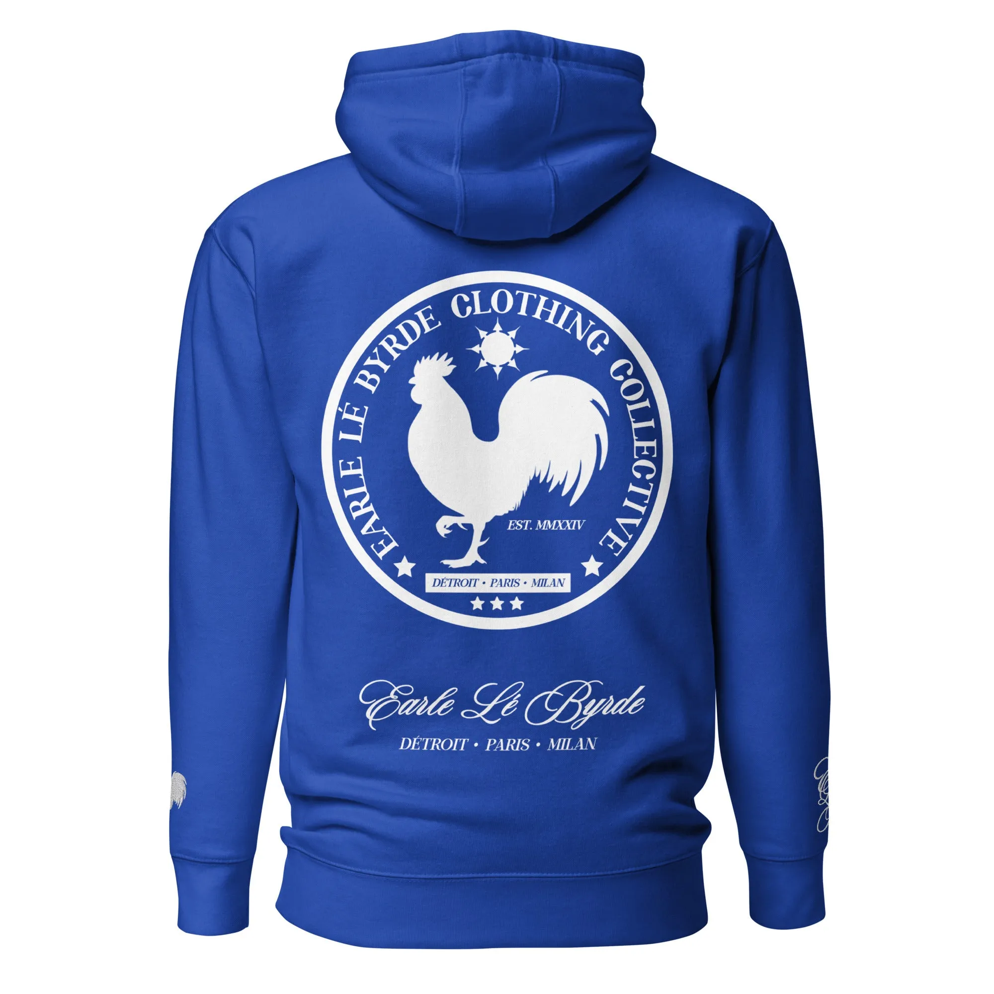 EARLE LE' BYRDE "Signature Rooster" Fleece Pull-Over Hoodie