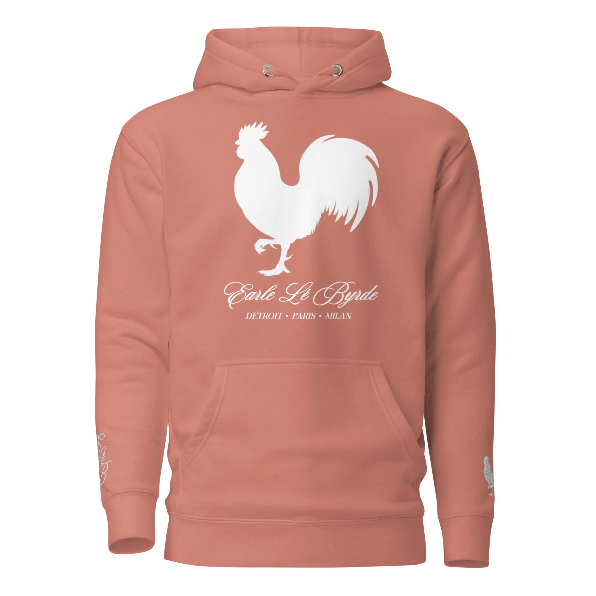 EARLE LE' BYRDE "Signature Rooster" Fleece Pull-Over Hoodie