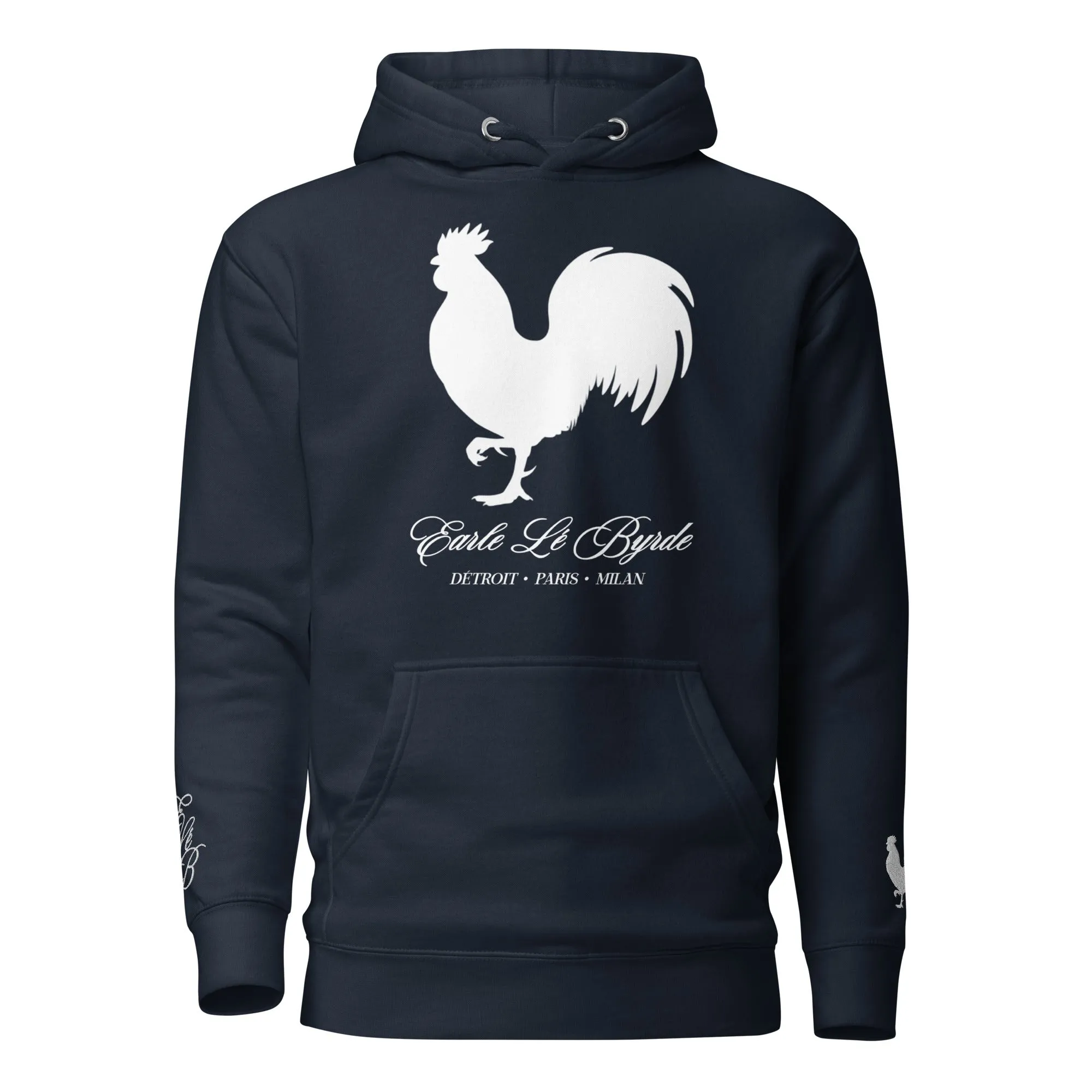 EARLE LE' BYRDE "Signature Rooster" Fleece Pull-Over Hoodie