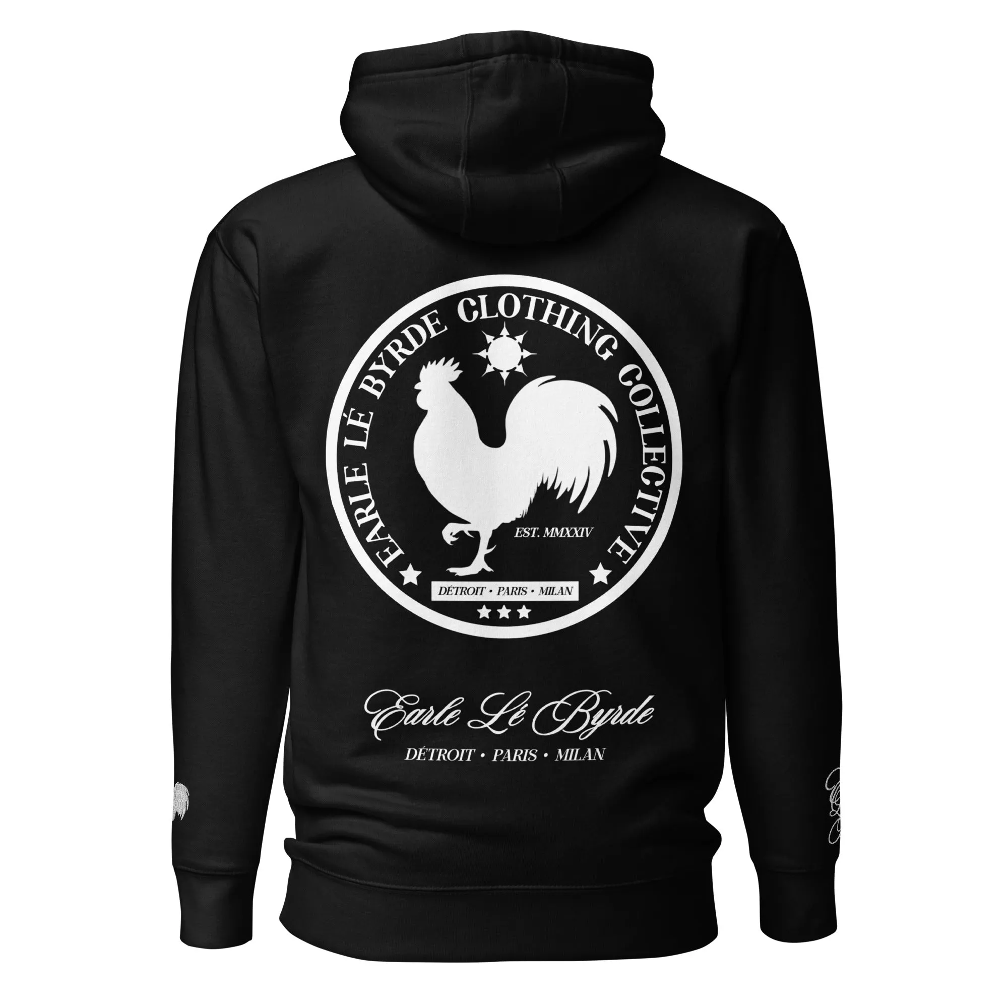 EARLE LE' BYRDE "Signature Rooster" Fleece Pull-Over Hoodie