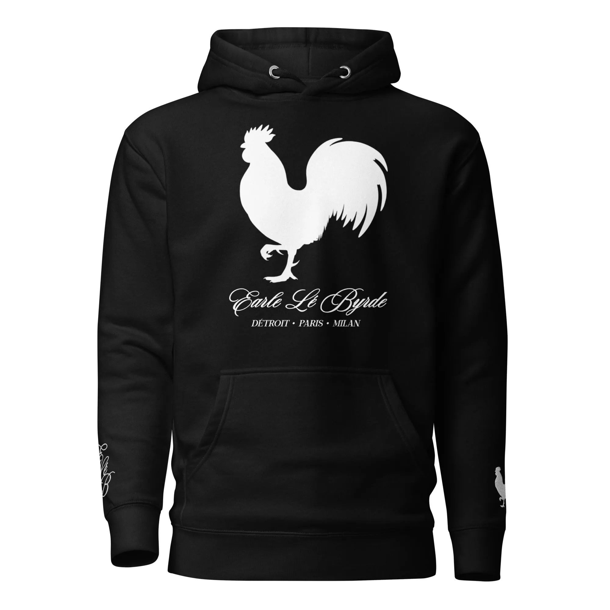 EARLE LE' BYRDE "Signature Rooster" Fleece Pull-Over Hoodie