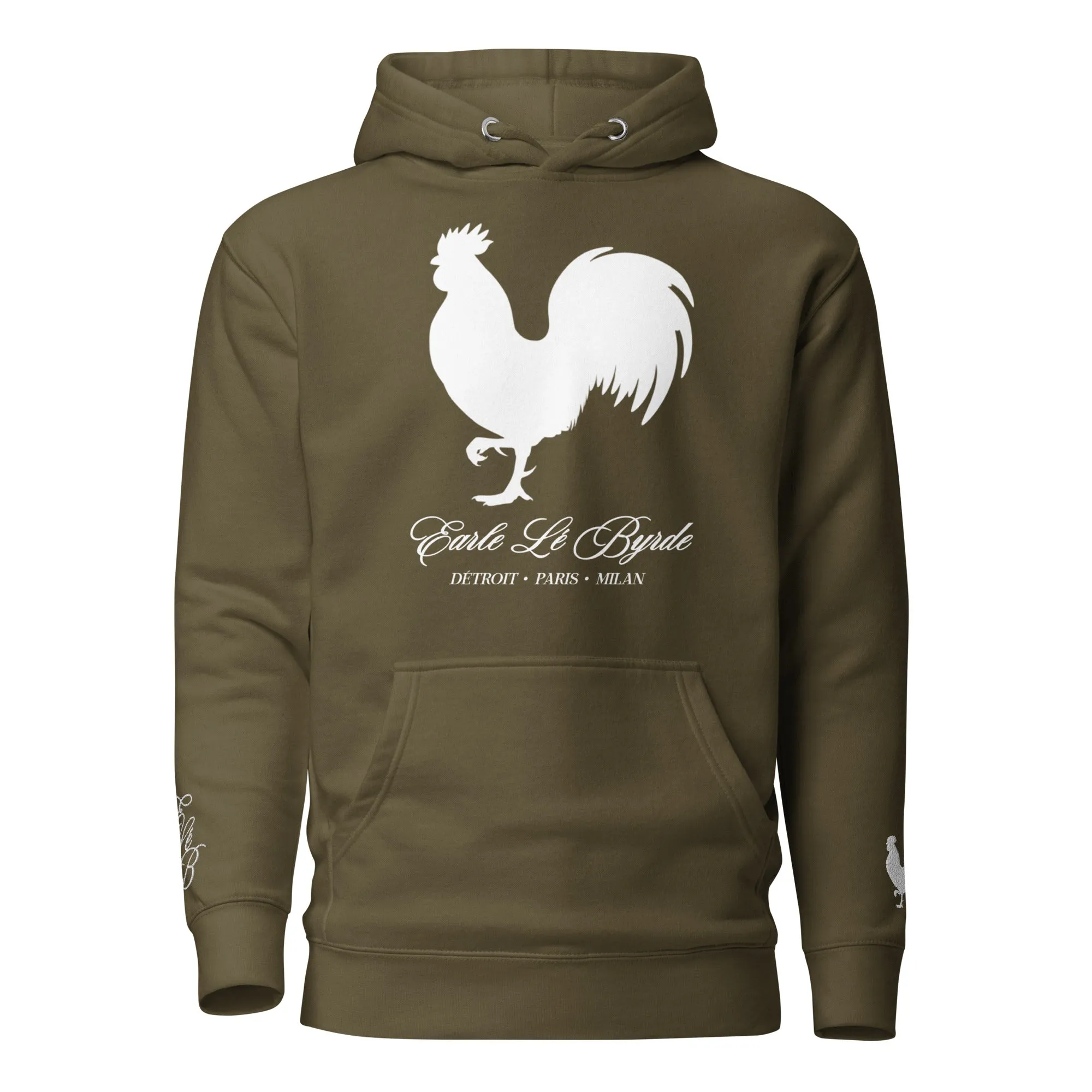 EARLE LE' BYRDE "Signature Rooster" Fleece Pull-Over Hoodie