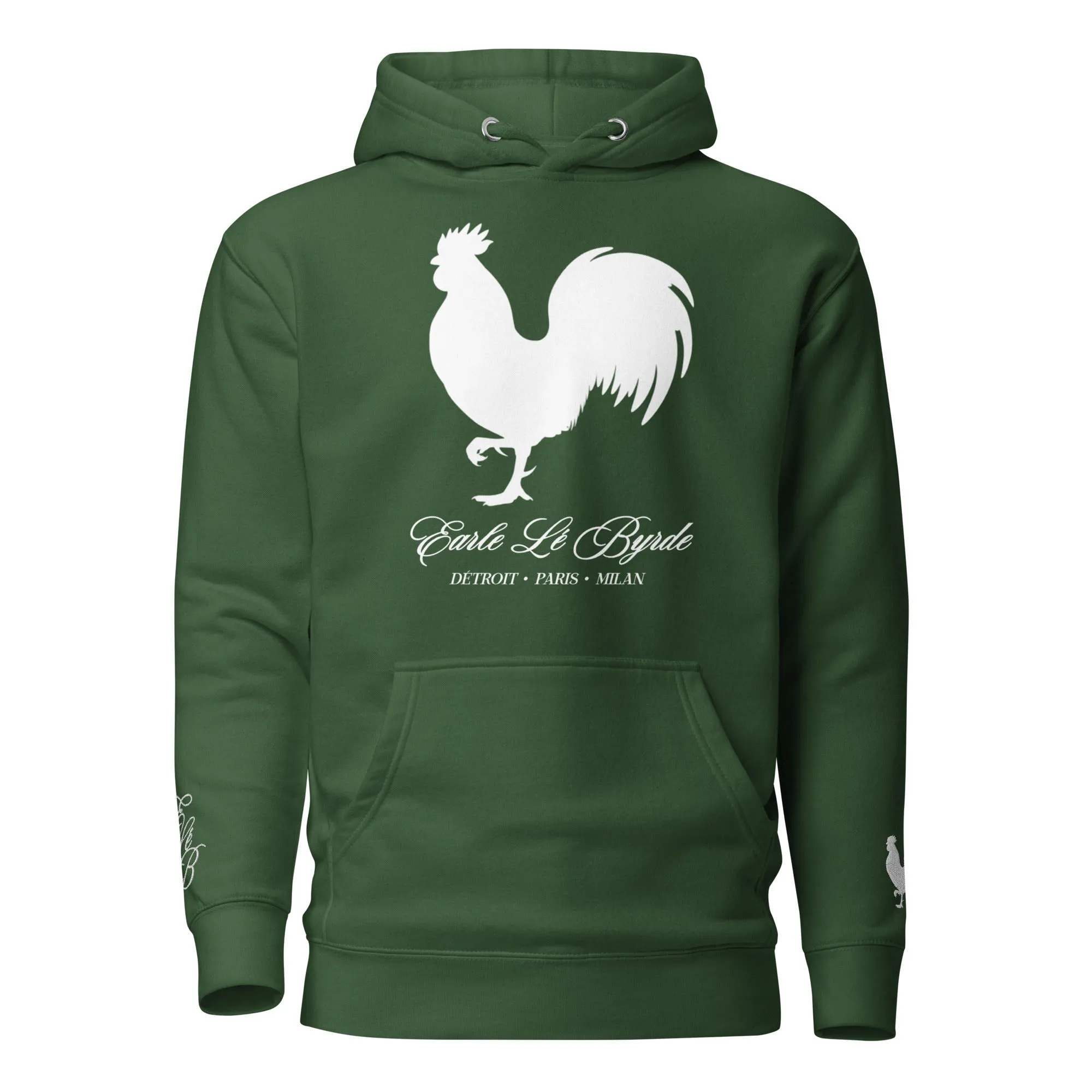 EARLE LE' BYRDE "Signature Rooster" Fleece Pull-Over Hoodie