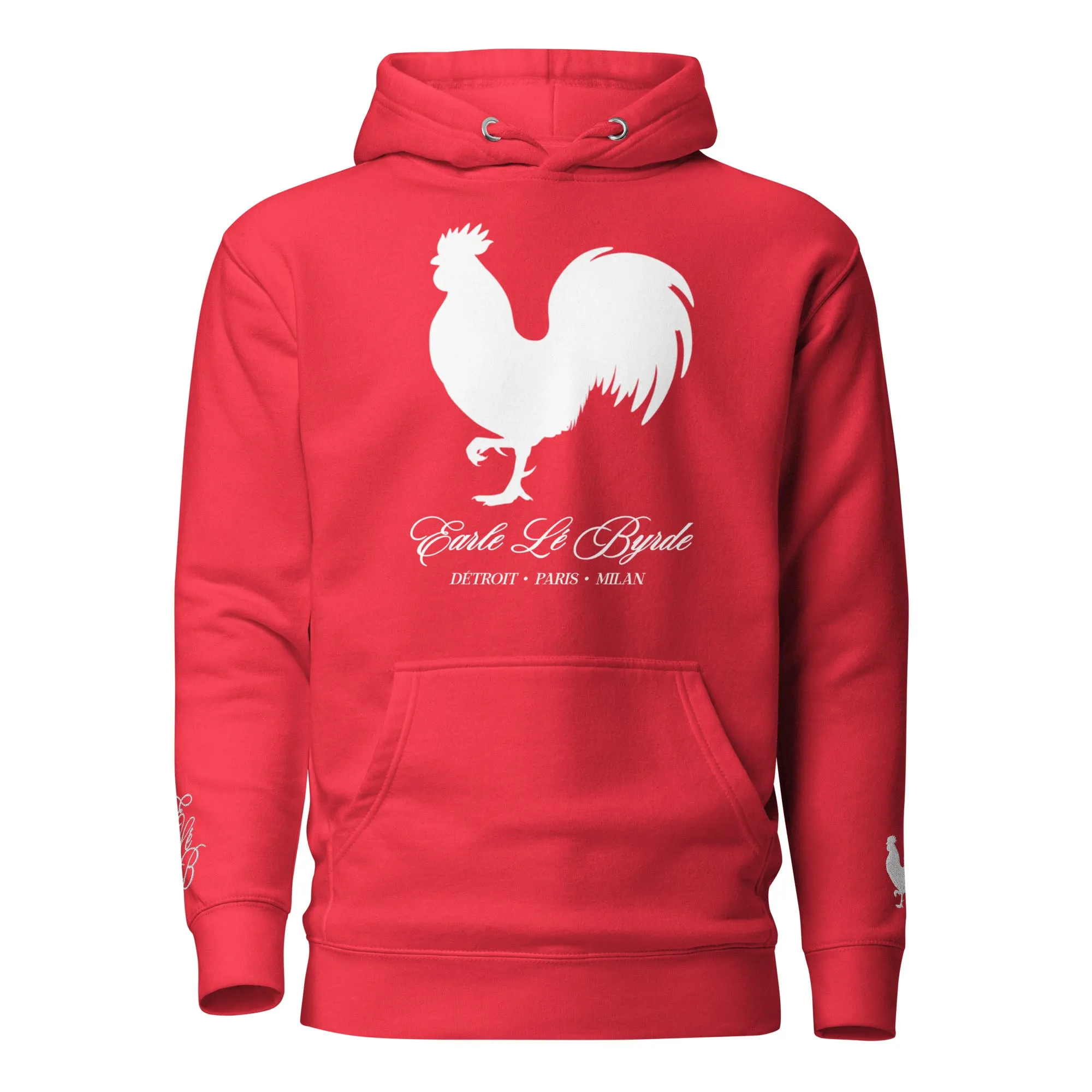 EARLE LE' BYRDE "Signature Rooster" Fleece Pull-Over Hoodie