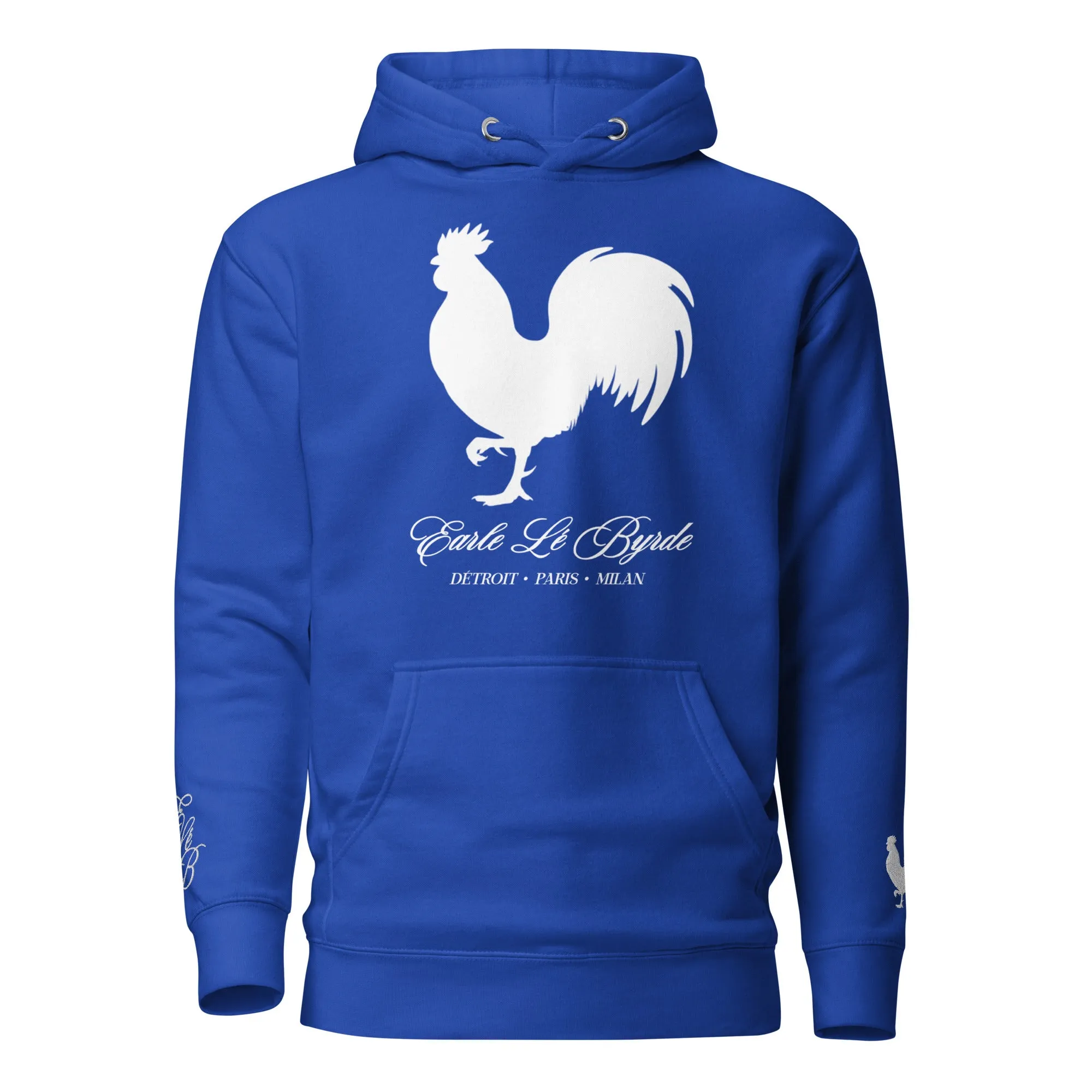 EARLE LE' BYRDE "Signature Rooster" Fleece Pull-Over Hoodie