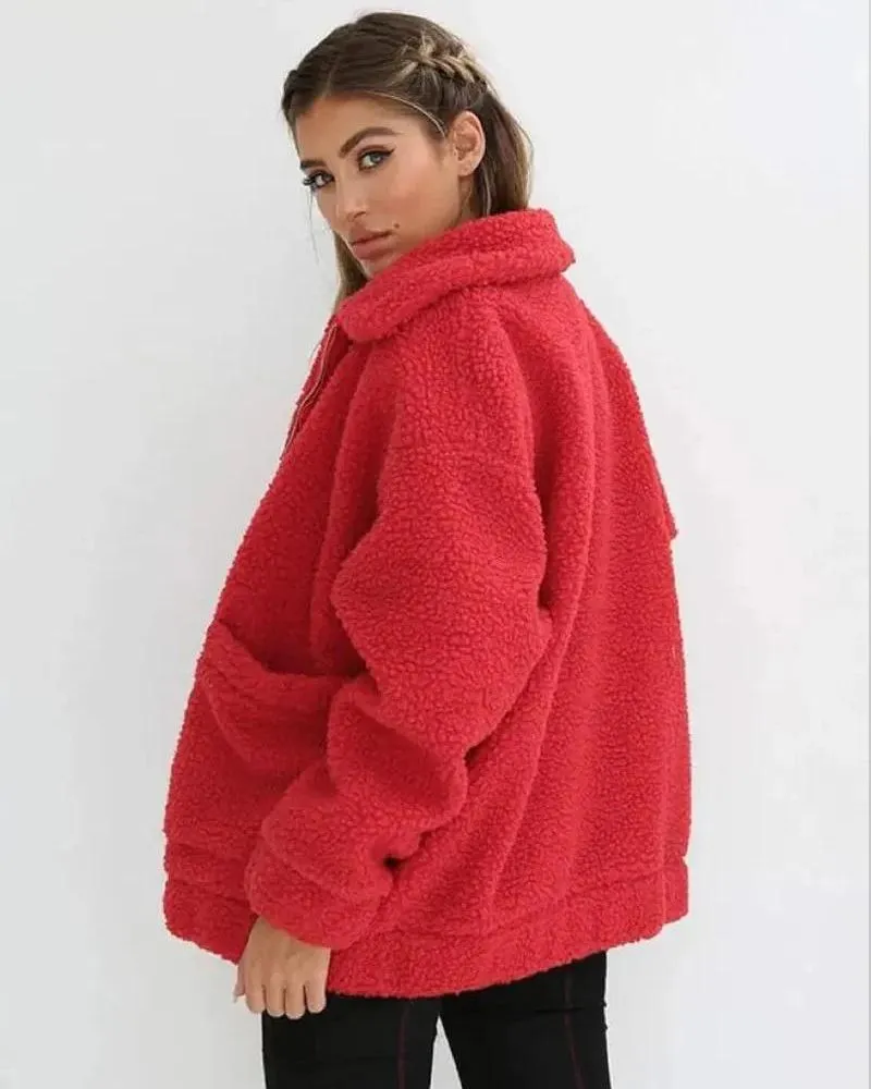 Ivyshape | Comfy Fleece Jacket