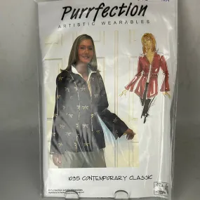 Purrfection Artistic Wearables Pattern, Jacket (PXX0554)