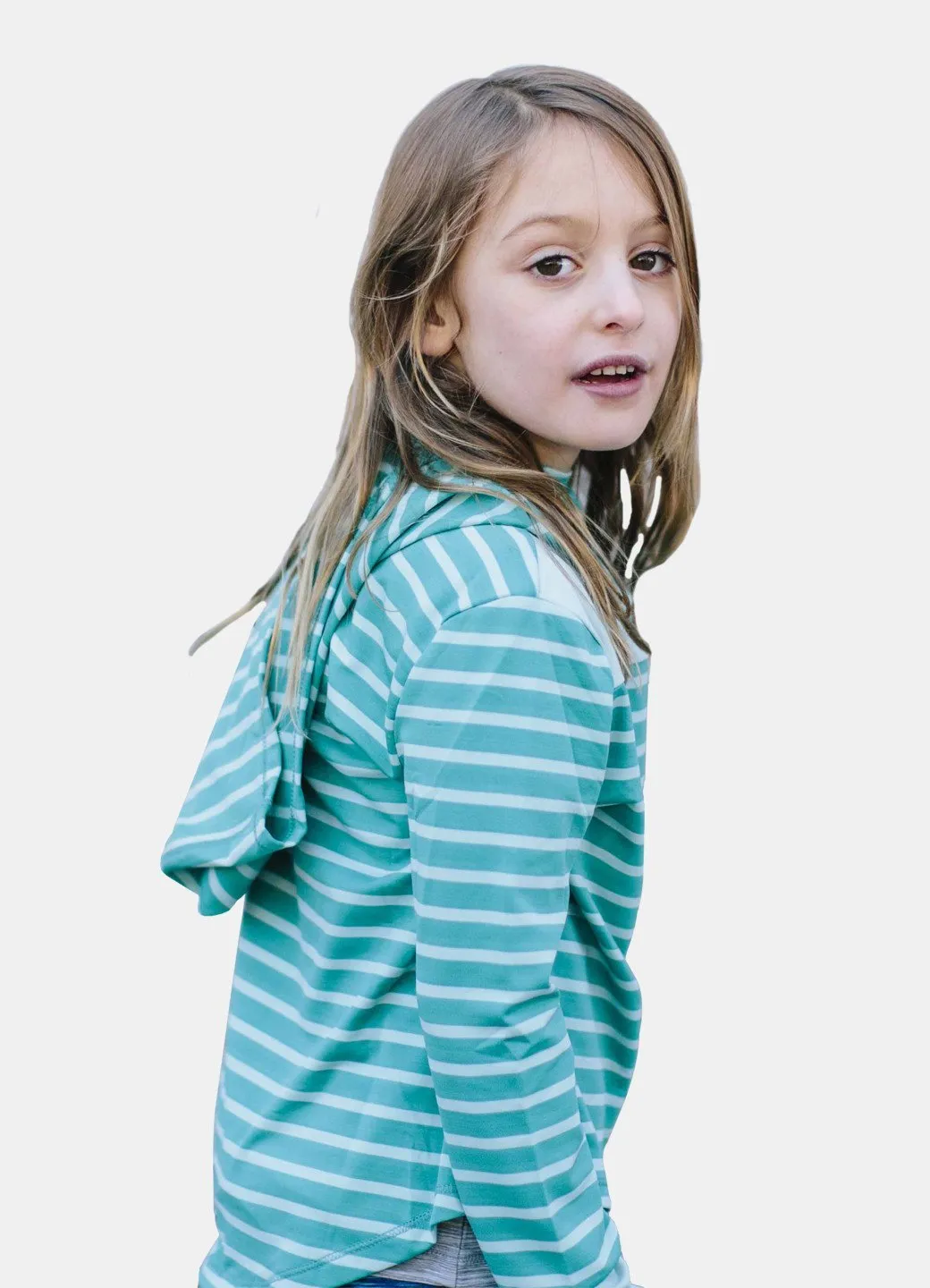 RBX Active Girl's Lightweight Pullover Hoodie with Cowl Neck
