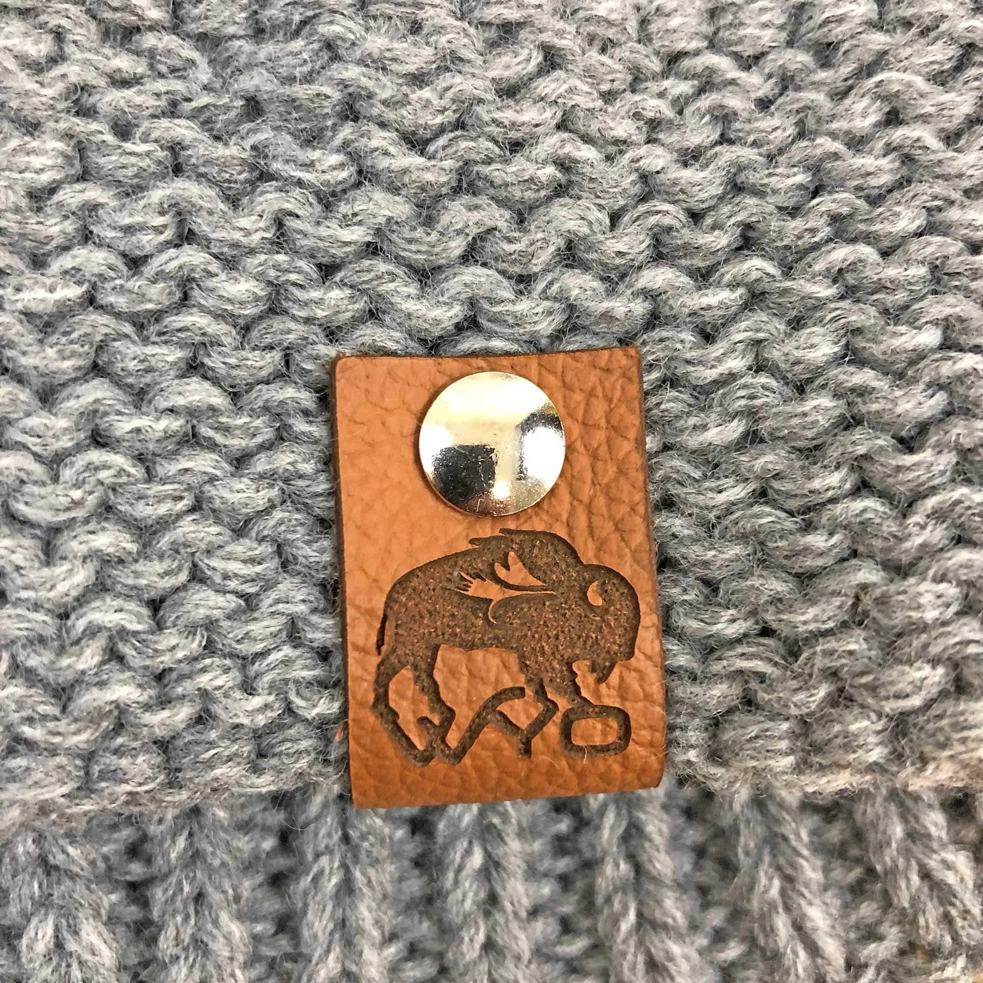Wyo Fly Bison Slouch Beanies