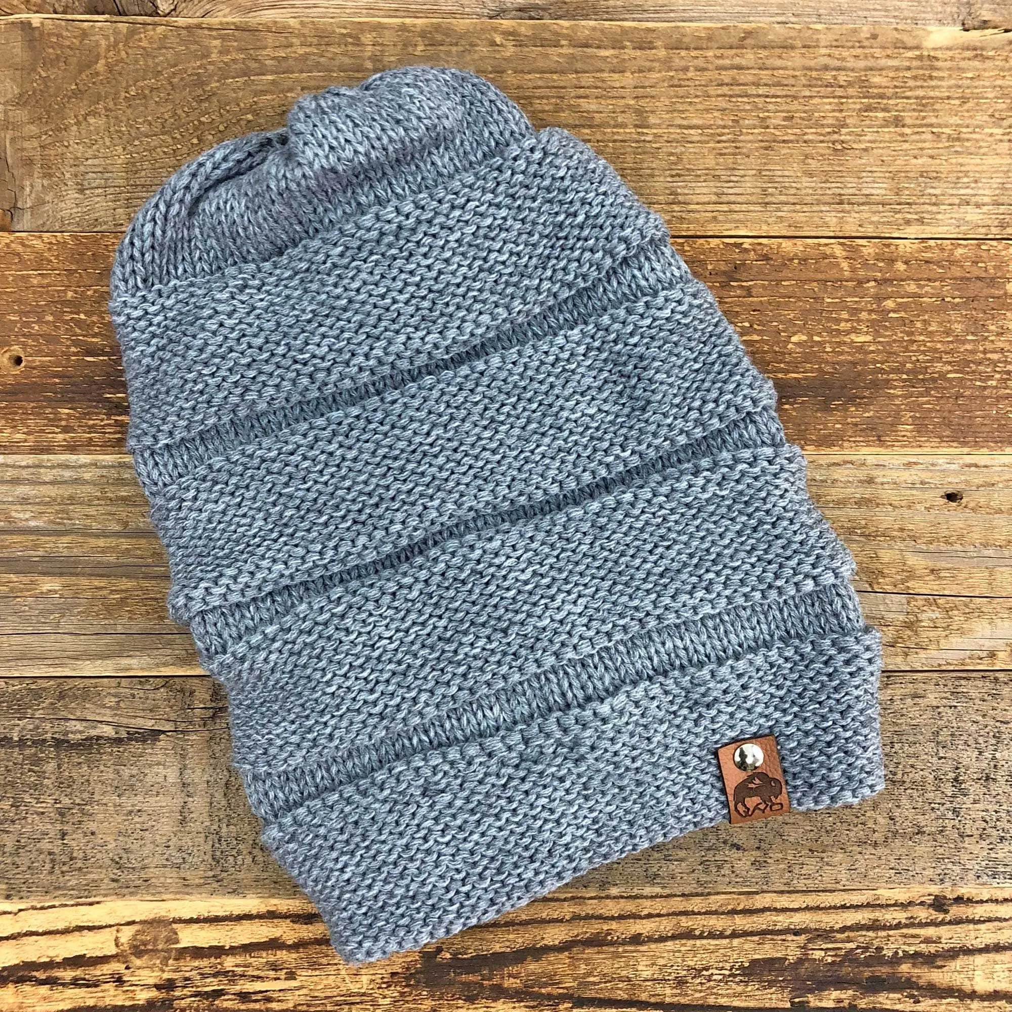 Wyo Fly Bison Slouch Beanies